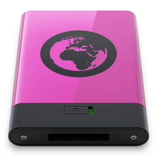 Pink Server B Icon 512x512 png